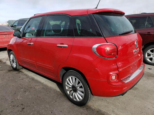 ZFBCFABH1EZ018114 - 2014 FIAT 500L EASY RED photo 2