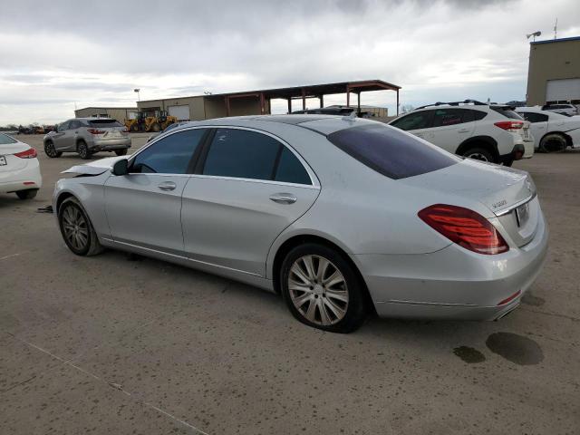 WDDUG8CB7EA066223 - 2014 MERCEDES-BENZ S 550 SILVER photo 2