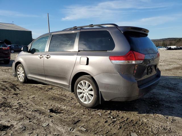 5TDDK3DC7ES078474 - 2014 TOYOTA SIENNA XLE GRAY photo 2