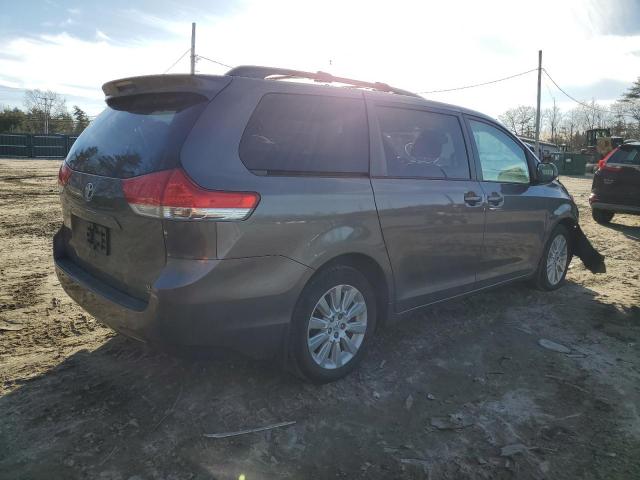 5TDDK3DC7ES078474 - 2014 TOYOTA SIENNA XLE GRAY photo 3