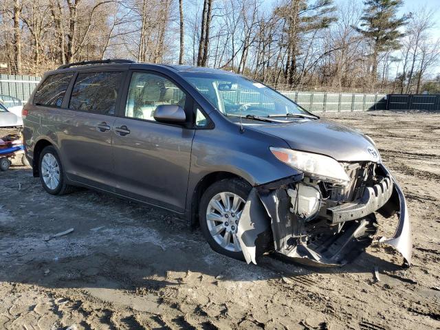 5TDDK3DC7ES078474 - 2014 TOYOTA SIENNA XLE GRAY photo 4