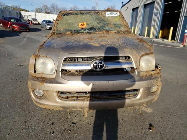 5TDBT48A27S278815 - 2007 TOYOTA SEQUOIA LIMITED SILVER photo 5