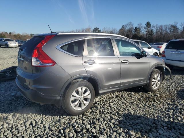 2HKRM4H77EH678470 - 2014 HONDA CR-V EXL GRAY photo 3