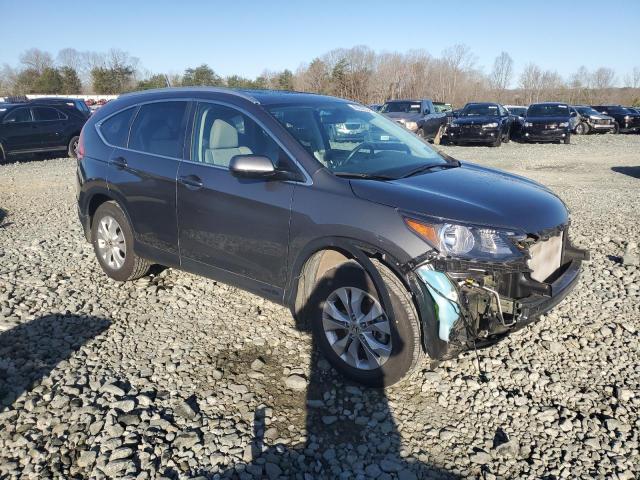 2HKRM4H77EH678470 - 2014 HONDA CR-V EXL GRAY photo 4