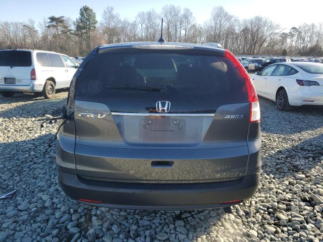 2HKRM4H77EH678470 - 2014 HONDA CR-V EXL GRAY photo 6