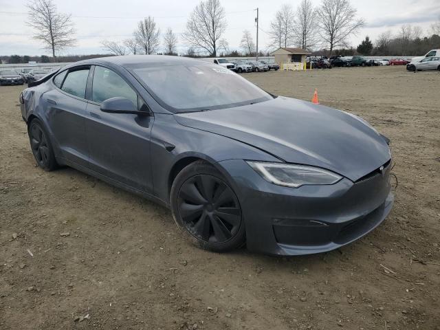 5YJSA1E52NF478641 - 2022 TESLA MODEL S 石墨色 照片 4