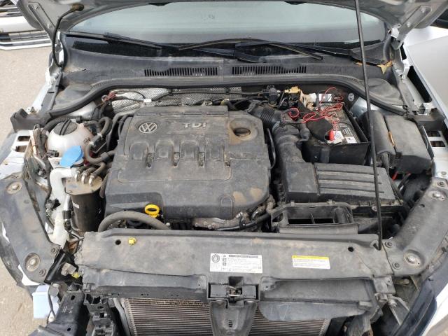 3VWLA7AJ6FM422920 - 2015 VOLKSWAGEN JETTA TDI SILVER photo 11