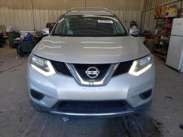 KNMAT2MT1GP633586 - 2016 NISSAN ROGUE S SILVER photo 5