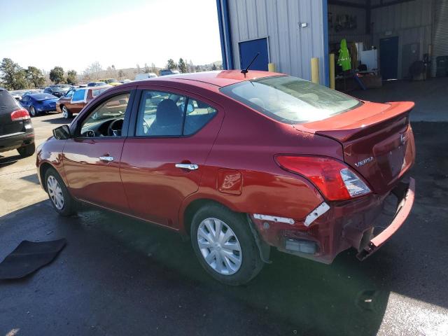 3N1CN7AP5KL836480 - 2019 NISSAN VERSA S RED photo 2