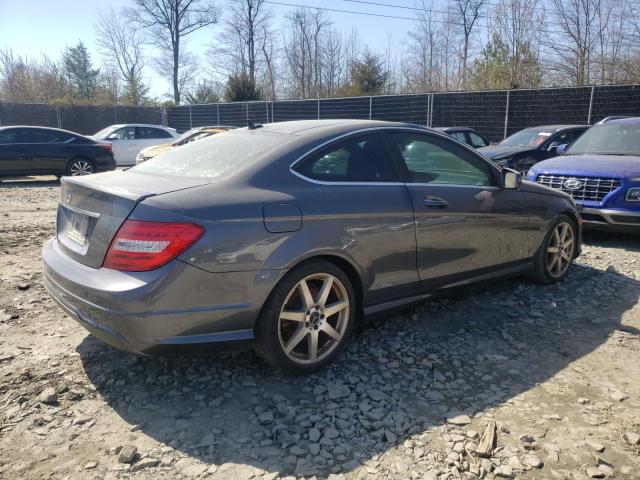 WDDGJ4HBXDF990026 - 2013 MERCEDES-BENZ C 250 GRAY photo 3