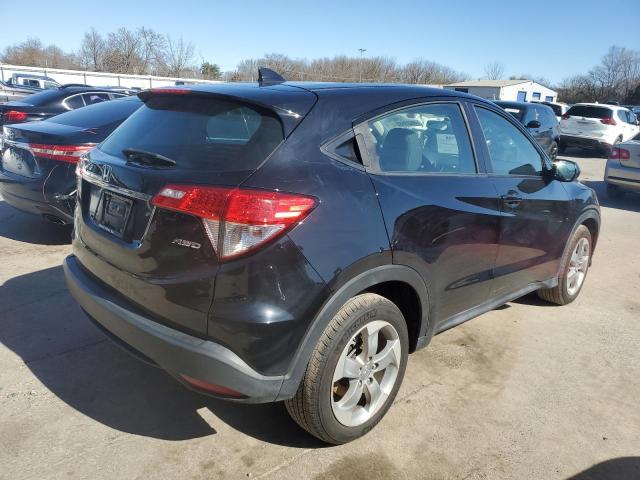 3CZRU6H36KM707384 - 2019 HONDA HR-V LX BLACK photo 3