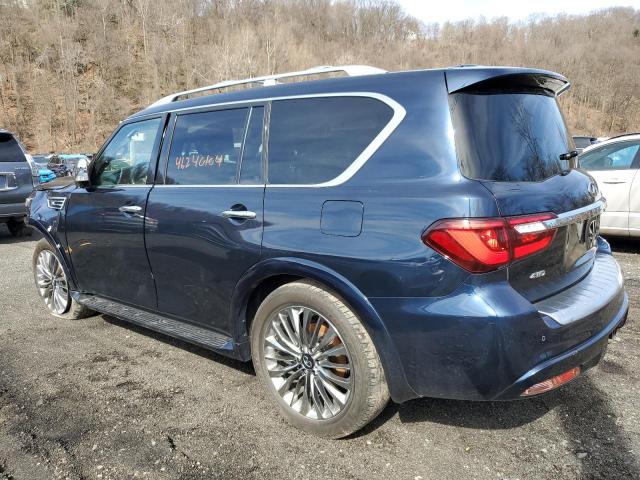 JN8AZ2BCXM9476047 - 2021 INFINITI QX80 SENSORY BLUE photo 2