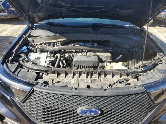 1FM5K8AB4LGB42857 - 2020 FORD EXPLORER POLICE INTERCEPTOR შავი ფოტო 11