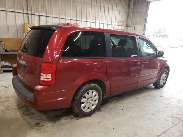 2A8HR44H28R128475 - 2008 CHRYSLER TOWN & COU LX MAROON photo 3