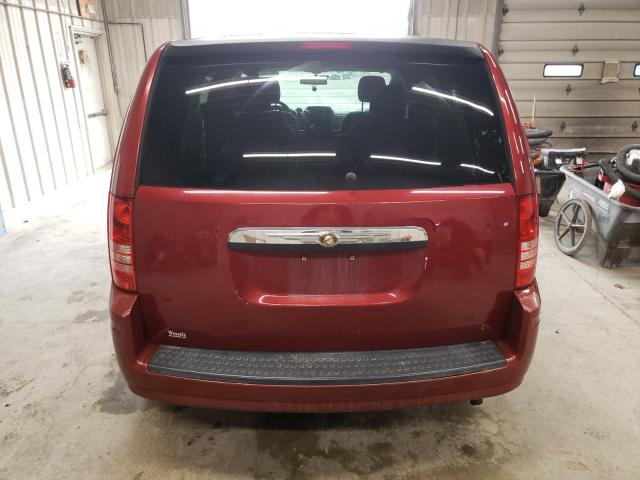 2A8HR44H28R128475 - 2008 CHRYSLER TOWN & COU LX MAROON photo 6