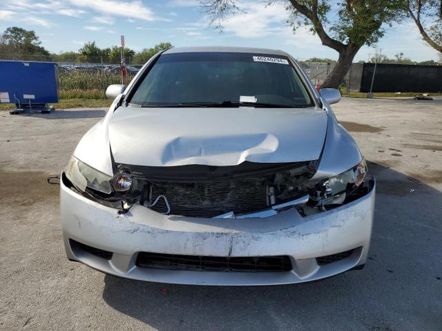 2HGFA16519H305971 - 2009 HONDA CIVIC LX SILVER photo 5