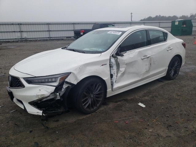 19UDE2F84KA004756 - 2019 ACURA ILX PREMIUM A-SPEC WHITE photo 1