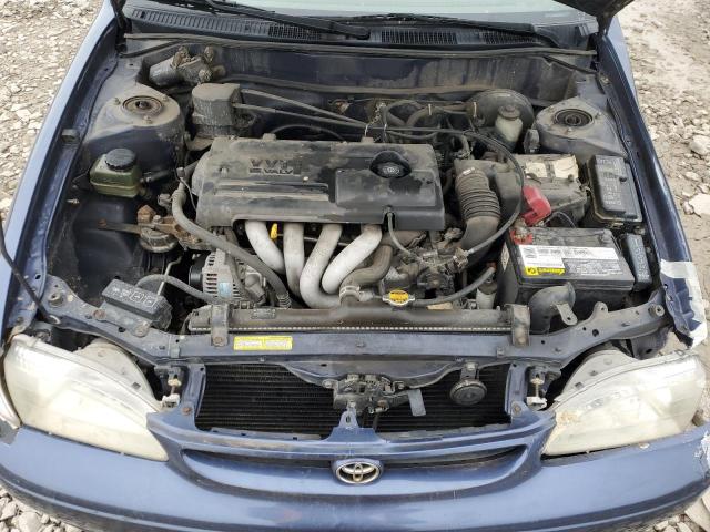 2T1BR12E2YC265503 - 2000 TOYOTA COROLLA VE BLUE photo 11