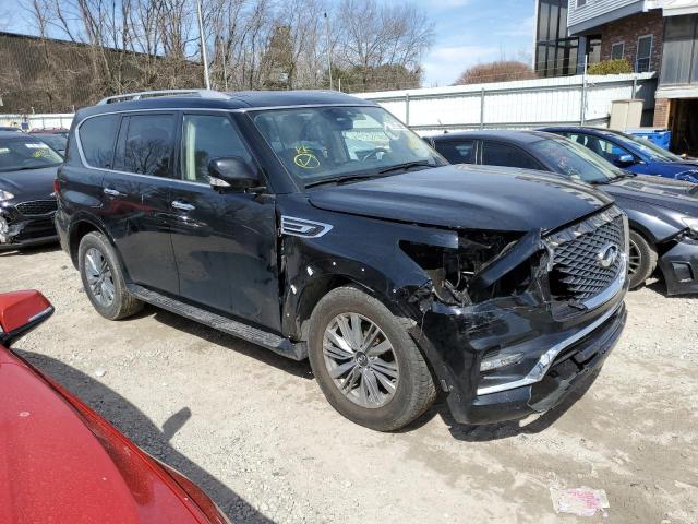 JN8AZ2AE9M9270933 - 2021 INFINITI QX80 LUXE BLACK photo 4