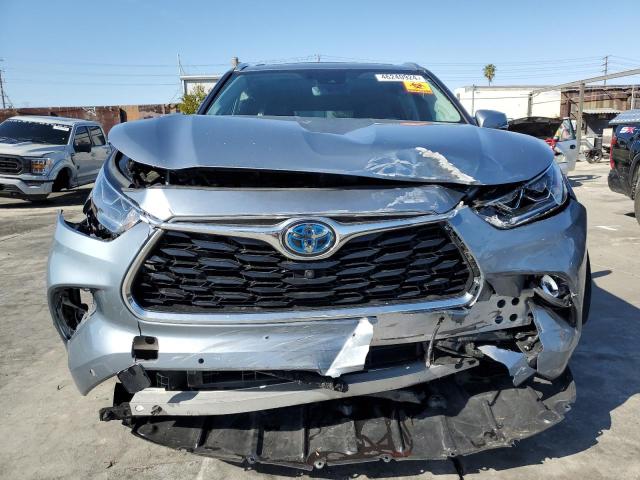 5TDYARAH6MS005165 - 2021 TOYOTA HIGHLANDER HYBRID LIMITED GRAY photo 5