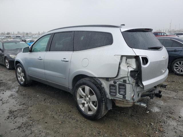 1GNKRLED3BJ197424 - 2011 CHEVROLET TRAVERSE LTZ SILVER photo 2