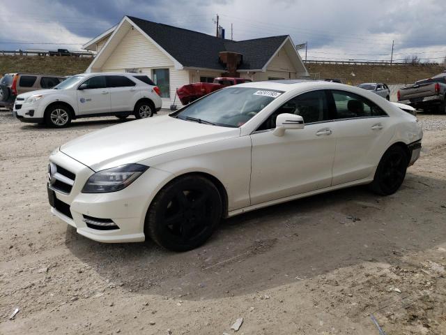 WDDLJ9BB6DA080987 - 2013 MERCEDES-BENZ CLS 550 4MATIC WHITE photo 1