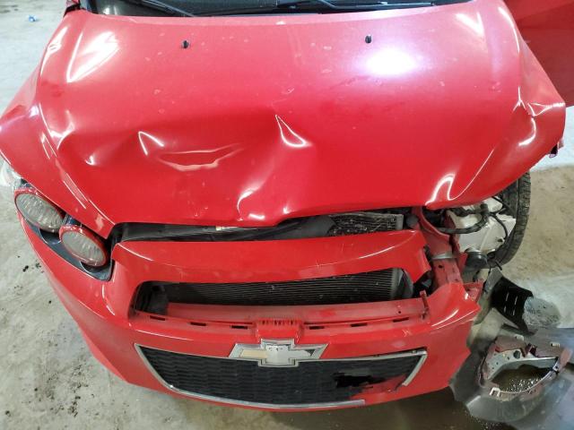 1G1JG5SB6F4154797 - 2015 CHEVROLET SONIC RS RED photo 11