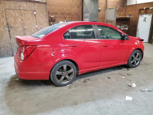 1G1JG5SB6F4154797 - 2015 CHEVROLET SONIC RS RED photo 3