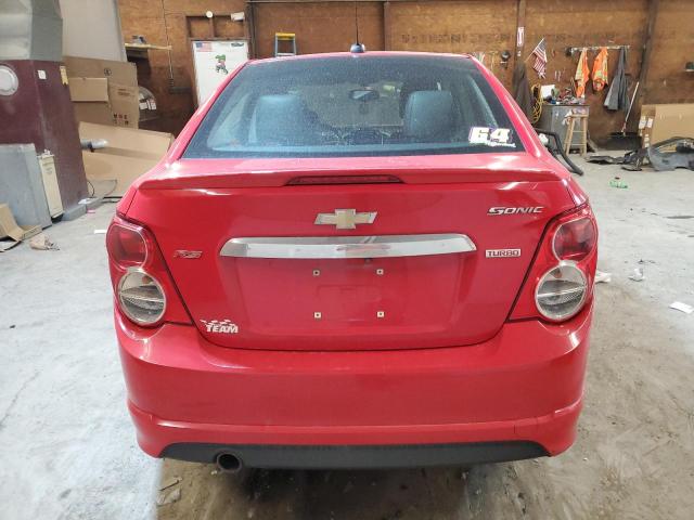 1G1JG5SB6F4154797 - 2015 CHEVROLET SONIC RS RED photo 6