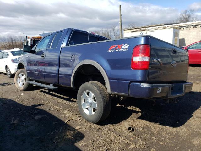 1FTPX14534NA94910 - 2004 FORD F150 BLUE photo 2