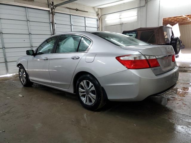 1HGCR2F37EA298484 - 2014 HONDA ACCORD LX SILVER photo 2