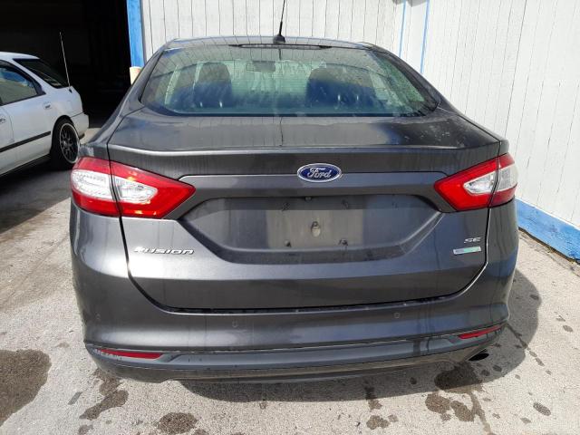 3FA6P0HD9GR260040 - 2016 FORD FUSION SE GRAY photo 6