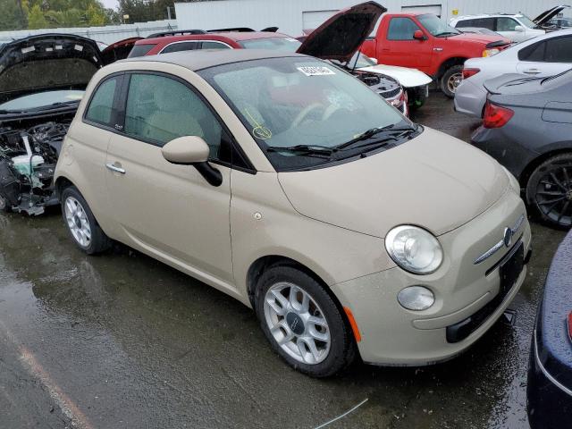 3C3CFFDR9CT188990 - 2012 FIAT 500 POP BEIGE photo 4