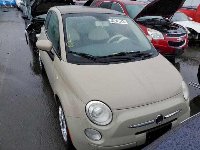 3C3CFFDR9CT188990 - 2012 FIAT 500 POP BEIGE photo 5