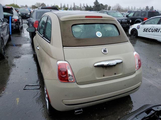 3C3CFFDR9CT188990 - 2012 FIAT 500 POP BEIGE photo 6