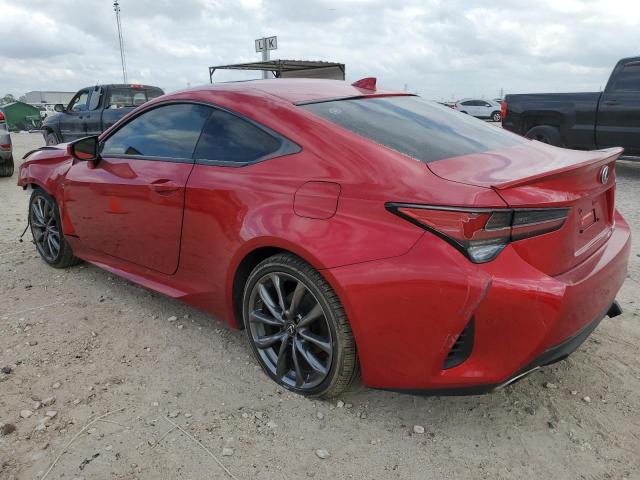 JTHG85EC8N5006595 - 2022 LEXUS RC 300 BASE RED photo 2