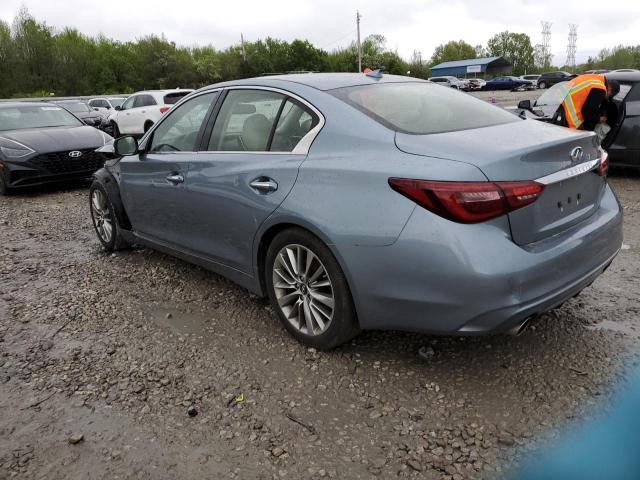 JN1EV7AP2JM358645 - 2018 INFINITI Q50 LUXE BLUE photo 2