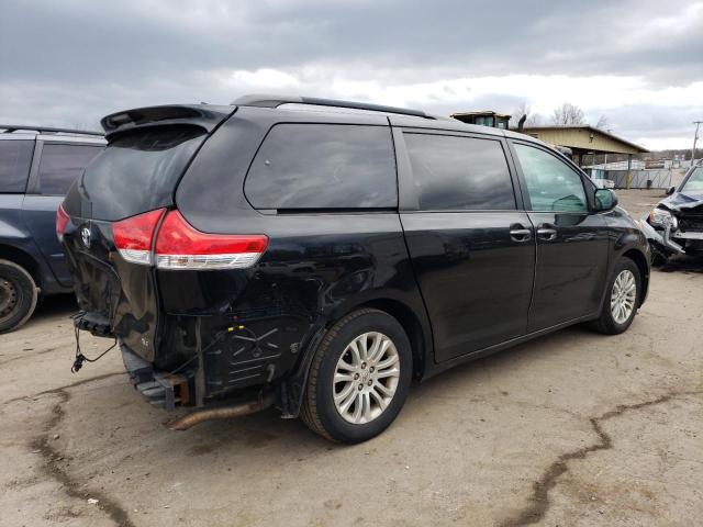 5TDYK3DC4BS041816 - 2011 TOYOTA SIENNA XLE BLACK photo 3