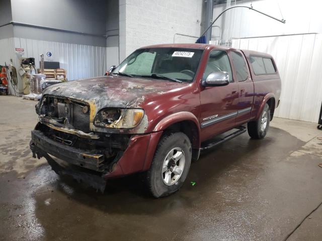 5TBBT44153S396575 - 2003 TOYOTA TUNDRA ACCESS CAB SR5 BURGUNDY photo 1