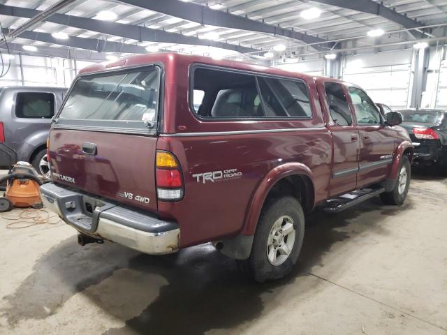 5TBBT44153S396575 - 2003 TOYOTA TUNDRA ACCESS CAB SR5 BURGUNDY photo 3