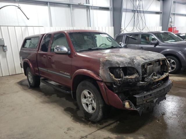 5TBBT44153S396575 - 2003 TOYOTA TUNDRA ACCESS CAB SR5 BURGUNDY photo 4