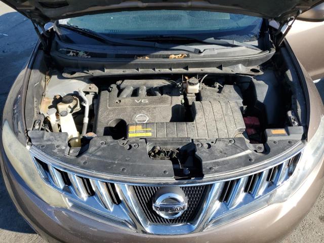 JN8AZ18W69W144742 - 2009 NISSAN MURANO S BROWN photo 11