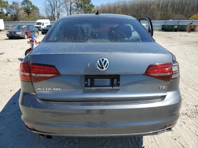 3VWL17AJ8GM309956 - 2016 VOLKSWAGEN JETTA SEL GRAY photo 6