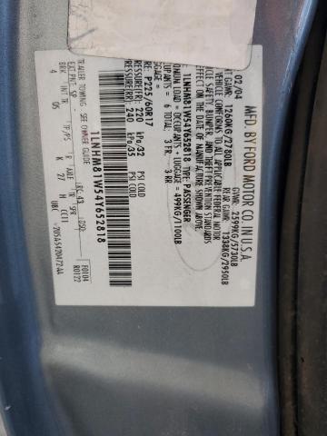 1LNHM81W54Y652818 - 2004 LINCOLN TOWN CAR EXECUTIVE Silber Foto 13