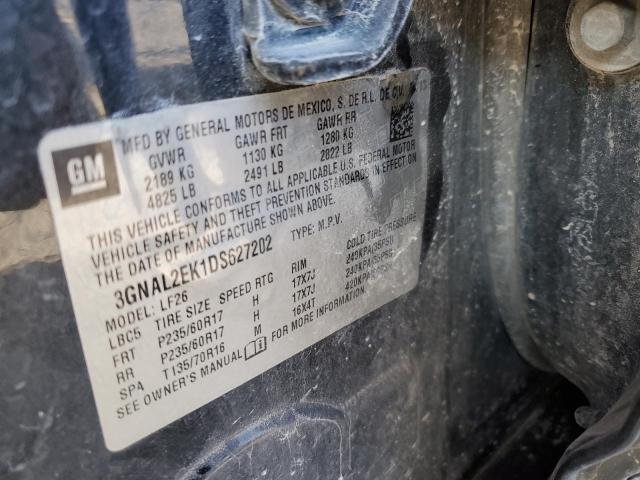 3GNAL2EK1DS627202 - 2013 CHEVROLET CAPTIVA LS 蓝色 照片 12