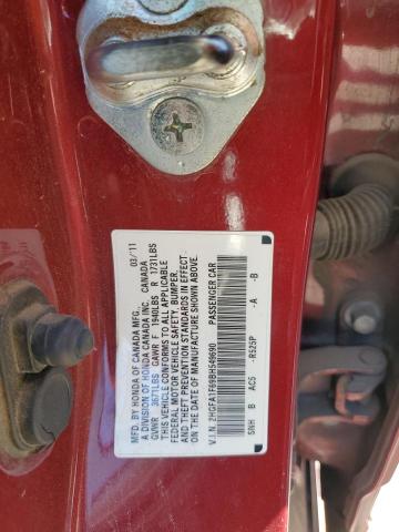 2HGFA1F69BH549690 - 2011 HONDA CIVIC LX-S Բորդո լուսանկար 13