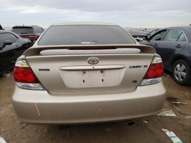 4T1BA30K06U510788 - 2006 TOYOTA CAMRY SE GOLD photo 6