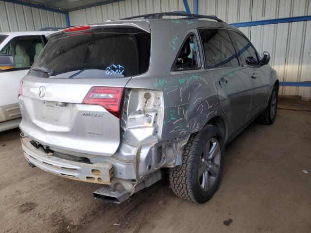 2HNYD2H27BH516647 - 2011 ACURA MDX SILVER photo 3