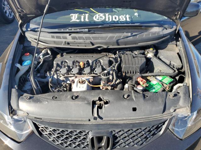 2HGFG1B93BH505313 - 2011 HONDA CIVIC EXL შავი ფოტო 11