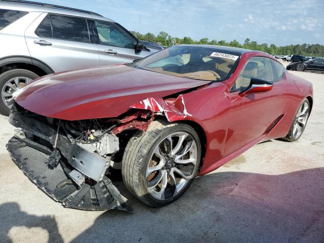 JTHAP5AY9MA102901 - 2021 LEXUS LC 500 RED photo 1